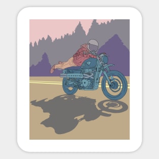 Moto Art Print Sticker